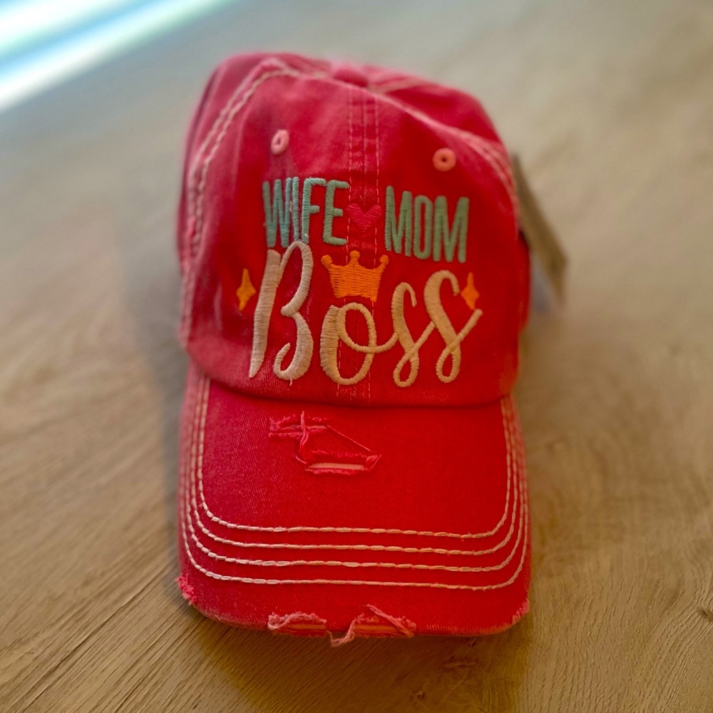 Wife, Mom, Boss Hat NWT